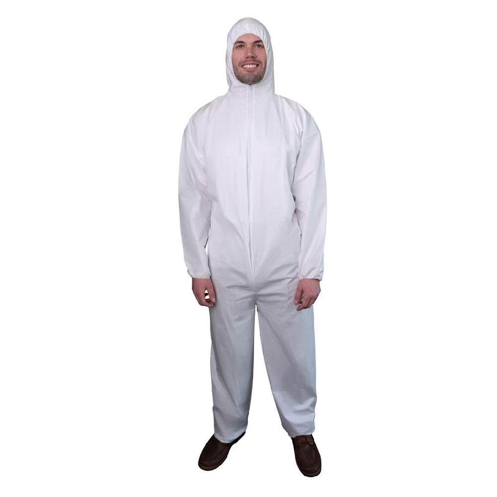 ArmorGuard Microporous Coverall - Hood, Elastic Wrists and Ankles 