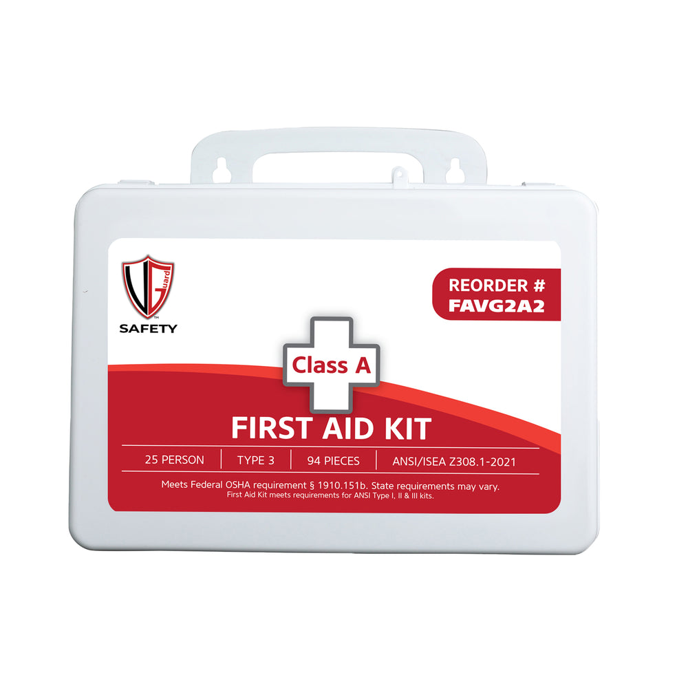 VGuard® 25 Person ANSI A First Aid Kit (Made to Order)