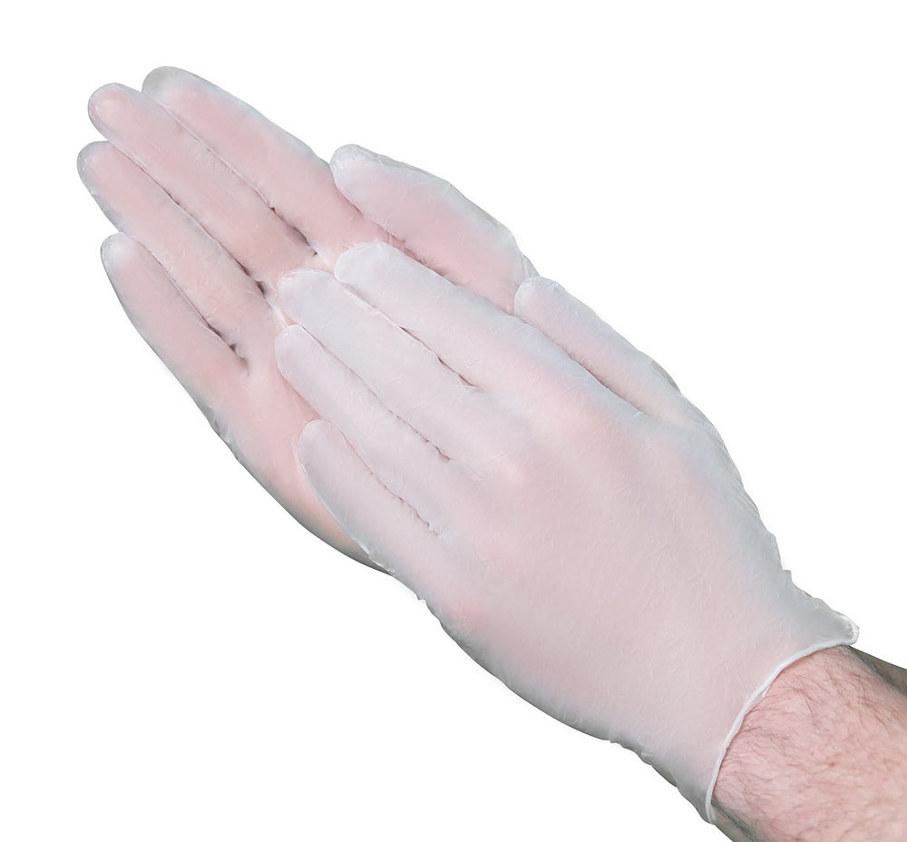 A22A1 Clear 3 mil Vinyl Industrial Disposable Gloves