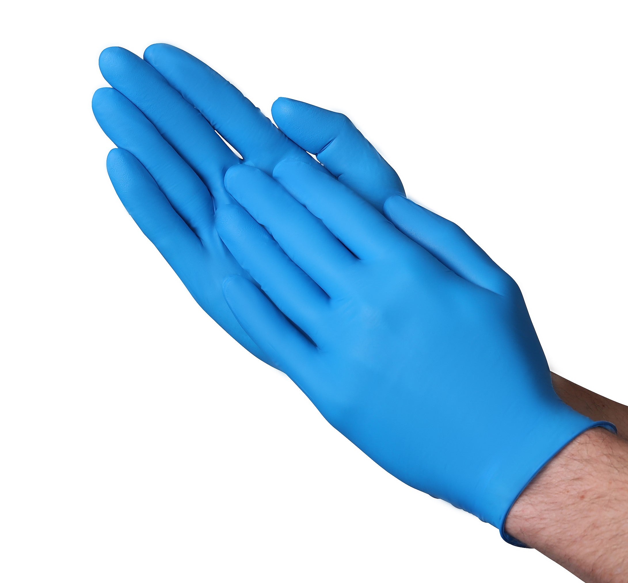 General Electric GG215 Blue Smooth Nitrile Dipped Gloves - Single Pair