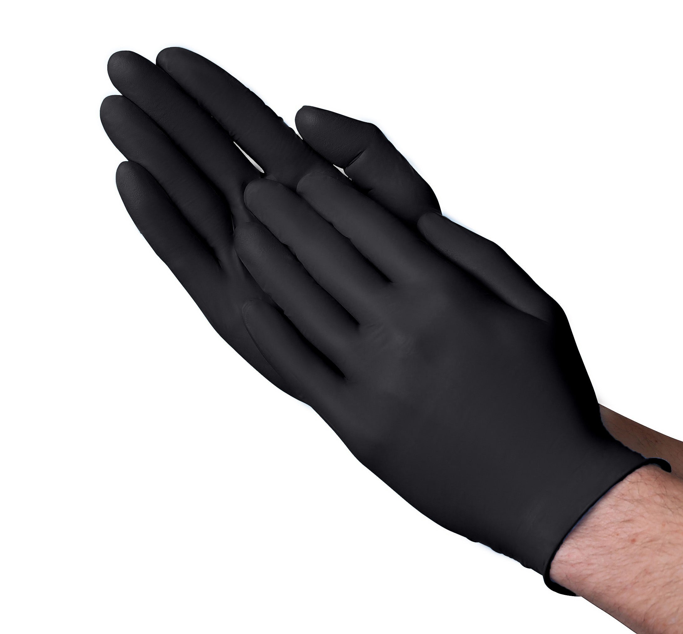A16A3 Black 5 mil Nitrile Exam Disposable Gloves