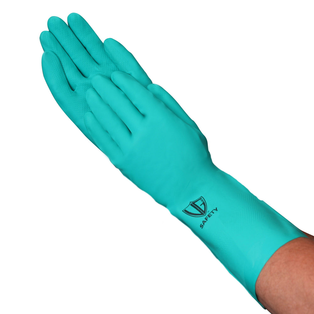 VGuard® 15 mil Green Nitrile Unlined Glove