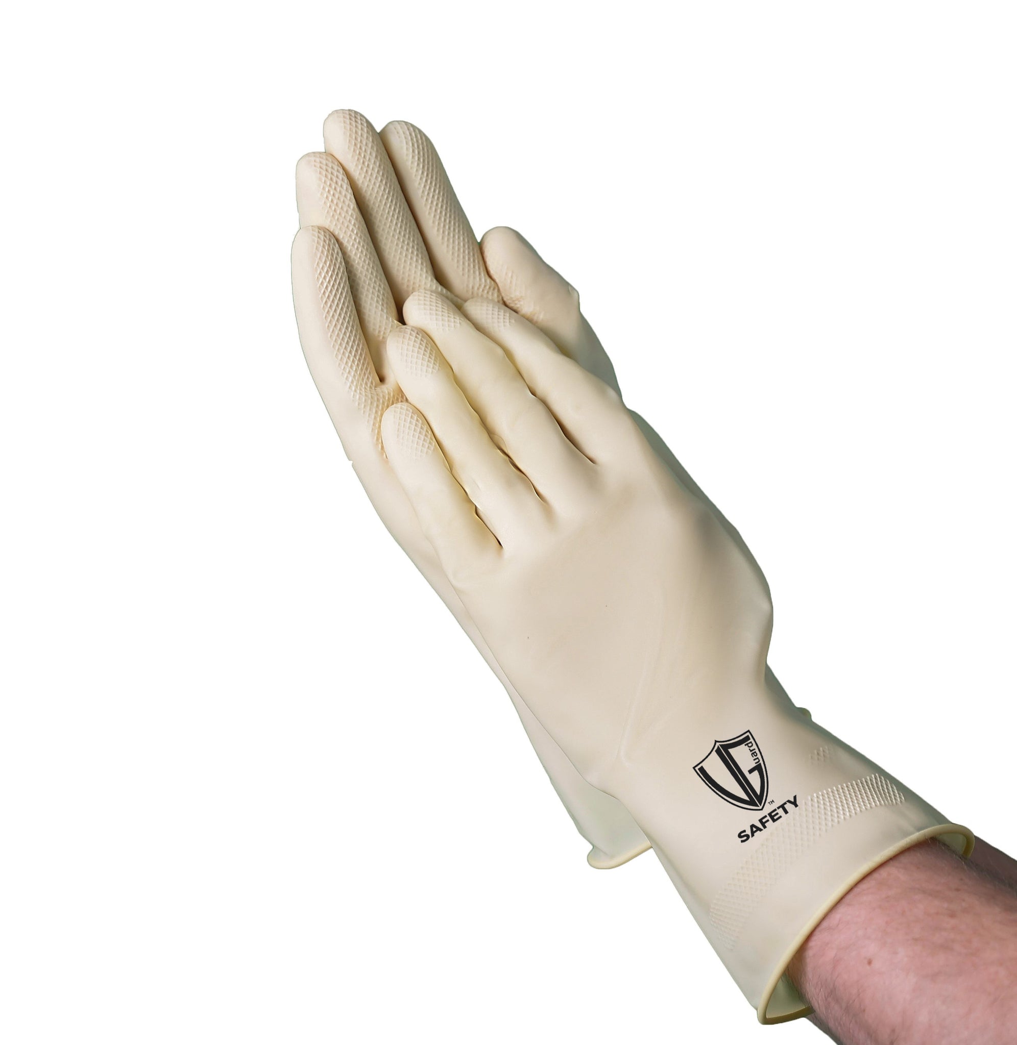 C23A4 Natural Canners Unlined Latex Gloves