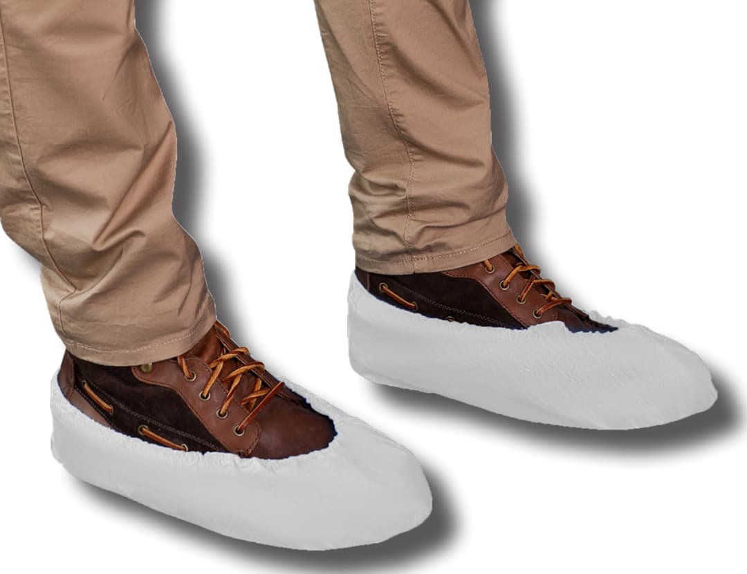 B95L1 White Cast Polyethylene (CPE) Shoe Covers B95L1 White Cast Polyethylene (CPE) Shoe Covers