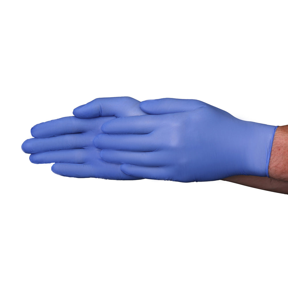 A1KA2 NatureGuard Blue 3.5 mil Nitrile Exam Disposable Glove