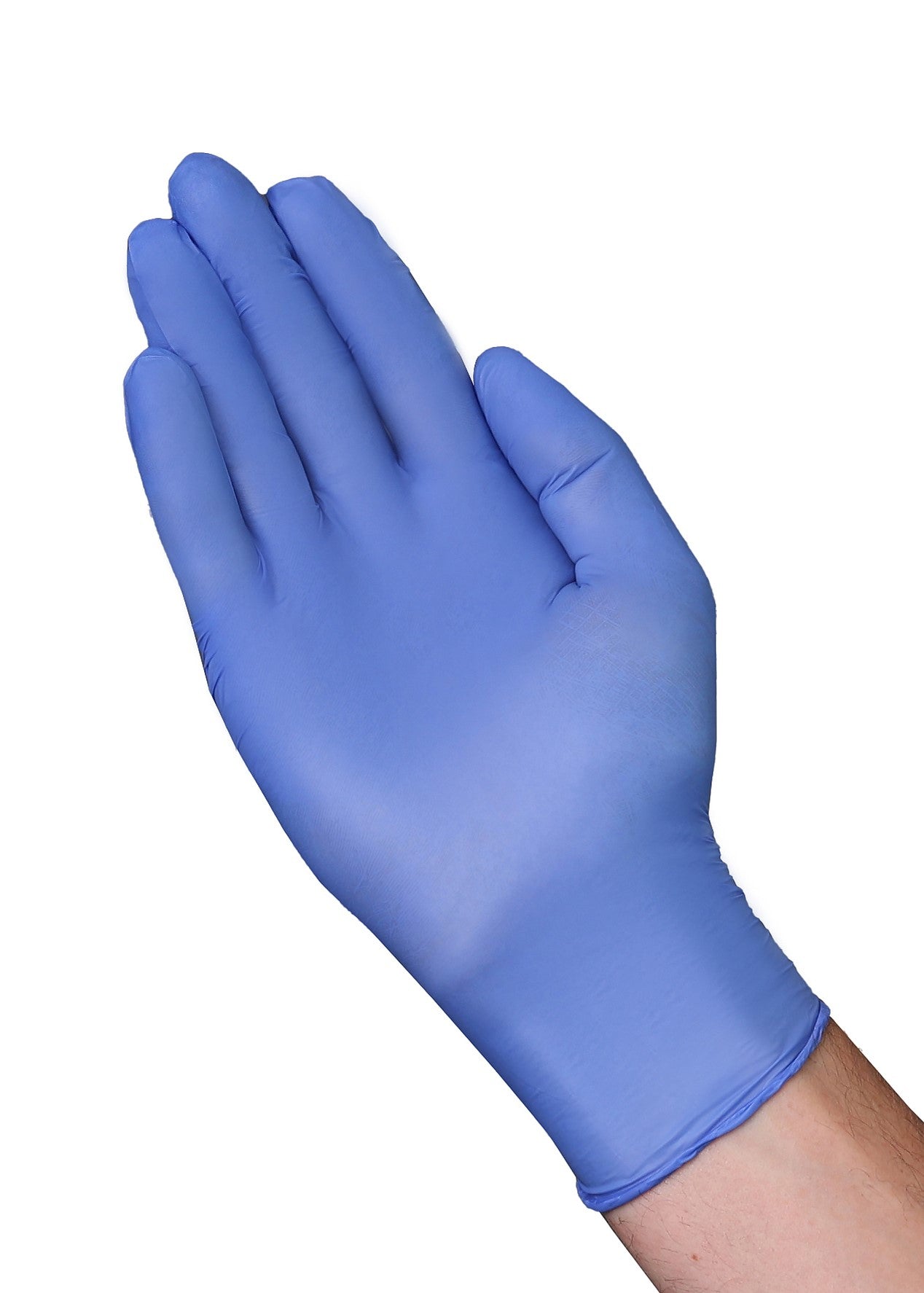 A1KA2 NatureGuard Blue 3.5 mil Nitrile Exam Disposable Glove