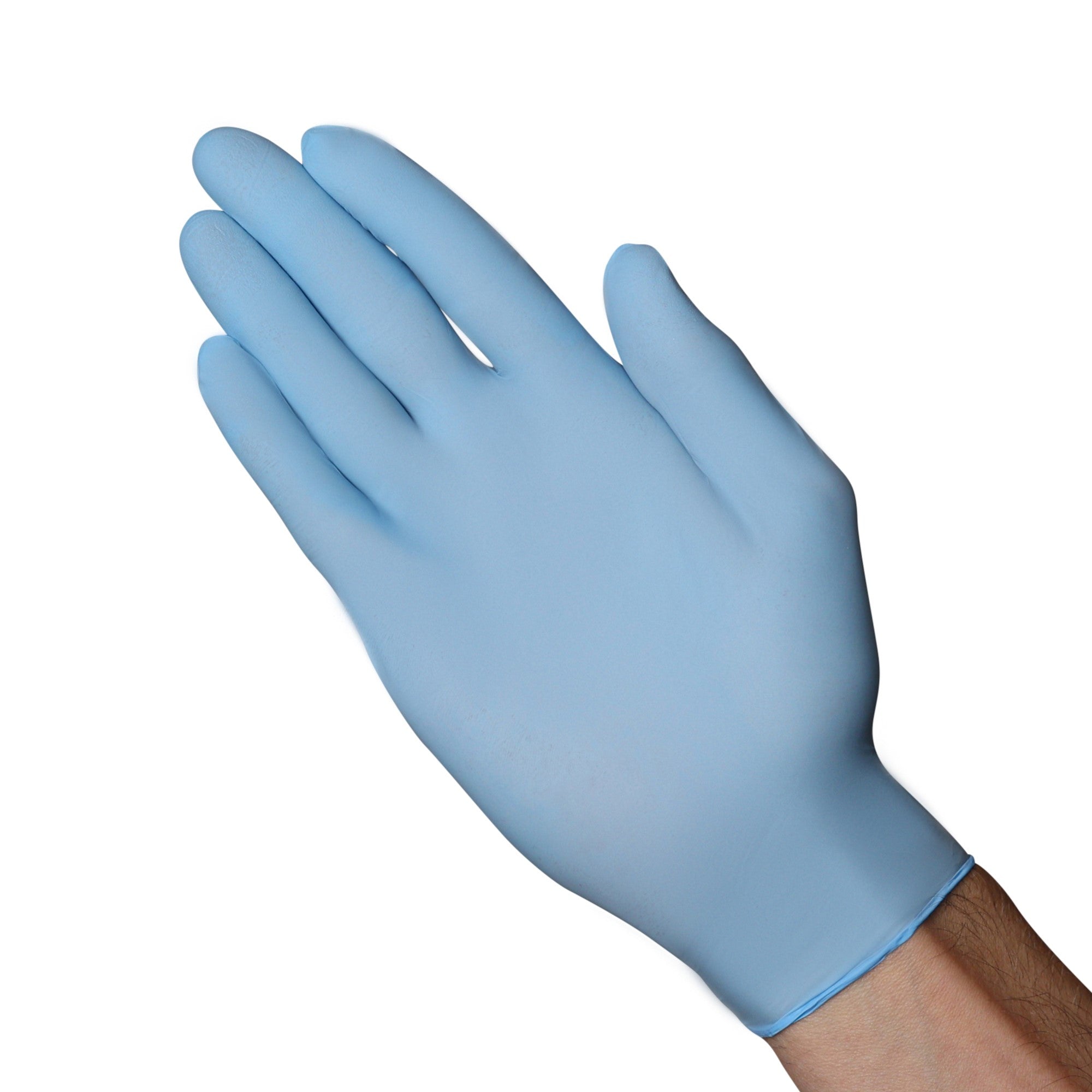 A14E2 Blue 3.0 mil Nitrile Exam Disposable Gloves Bulk Pack