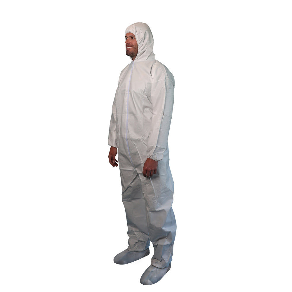 ArmorGuard Microporous Coverall - Hood, Boots, Elastic Wrists