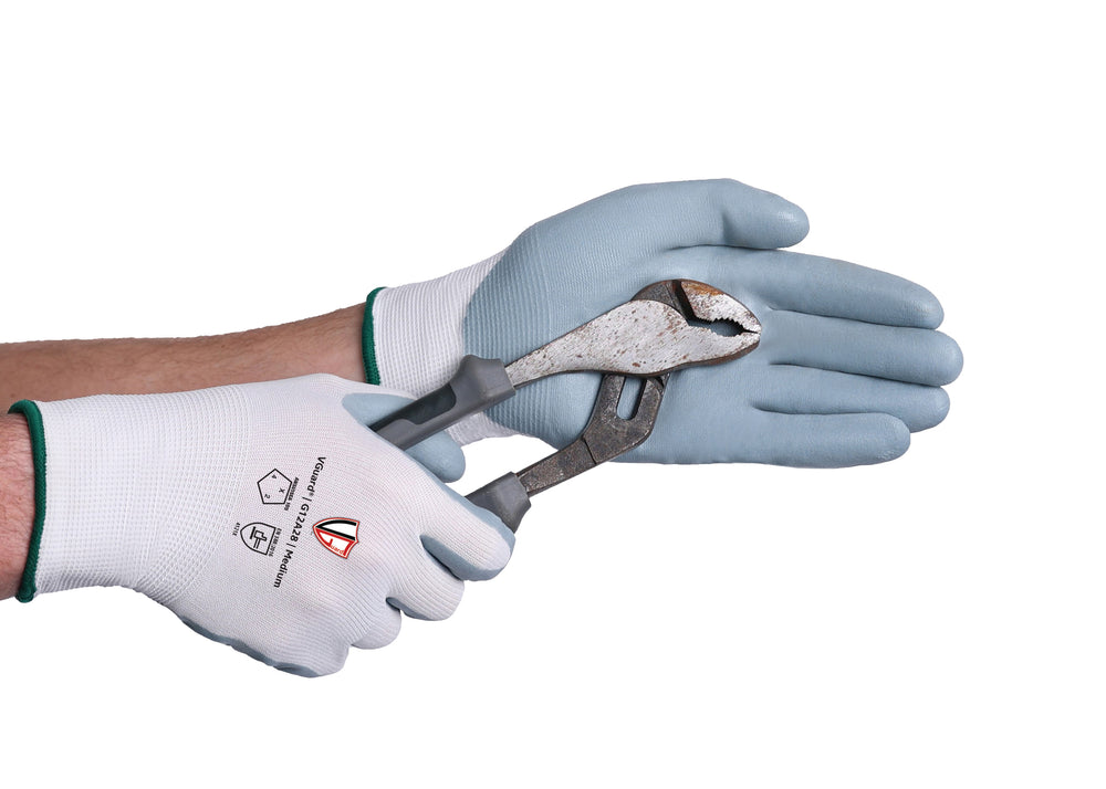 G12A2 Foam Nitrile Coated Seamless Knit General Purpose Gloves