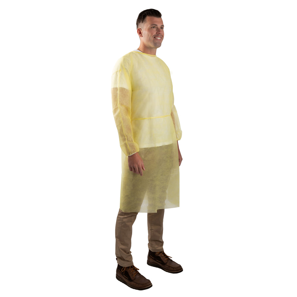 B18W8 Yellow Polypropylene ISO Gown (Made to Order)