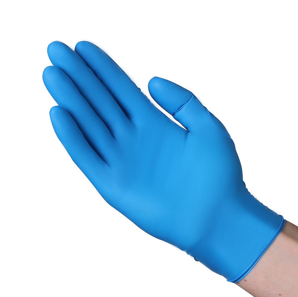 A18A1 A11A1 Blue 4 mil Nitrile Chemo Exam Disposable Gloves