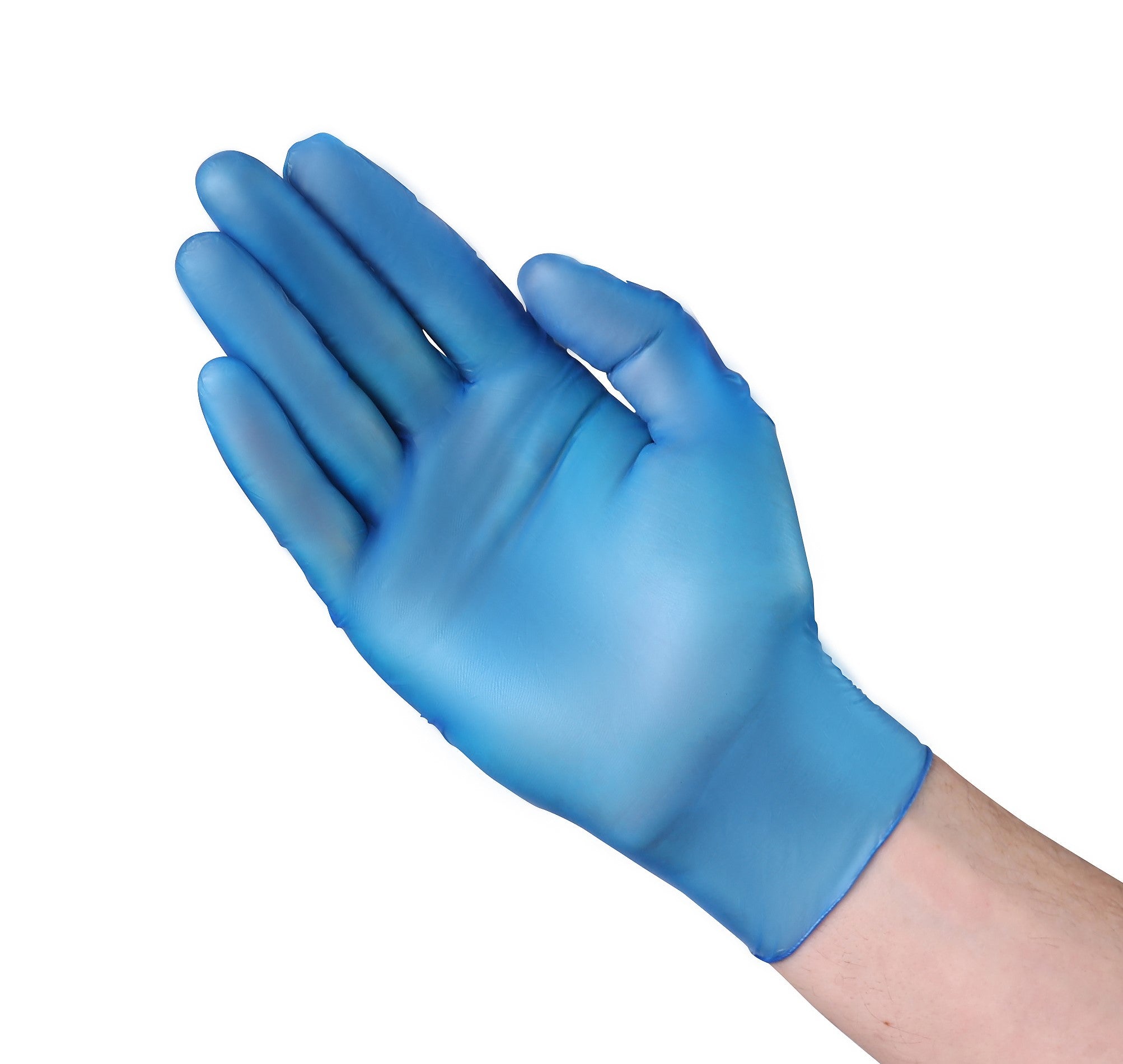 A22A2 Blue 3 mil Vinyl Industrial Disposable Gloves