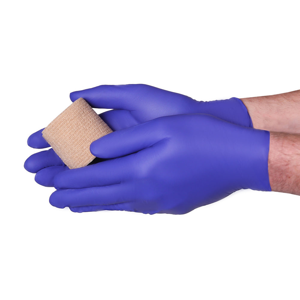 A16A1 Cobalt Blue 5 mil Nitrile Chemo Exam Disposable Gloves