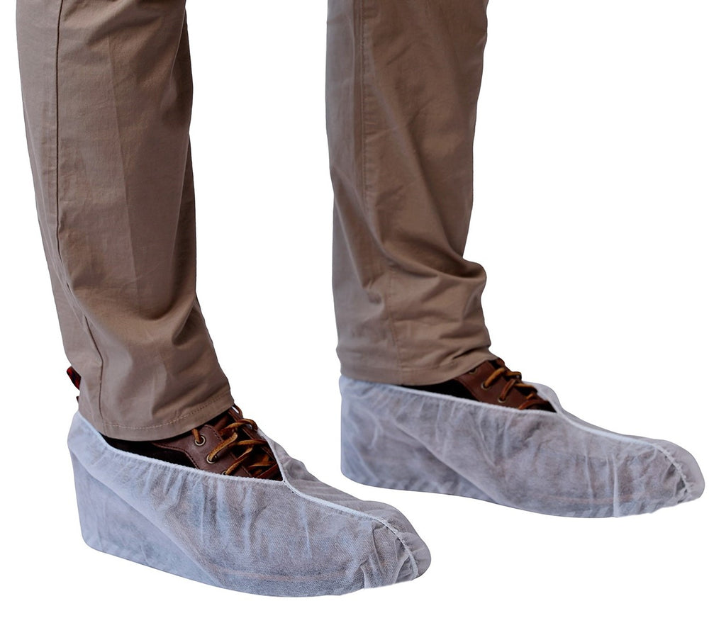 VGuard® White Polypropylene Shoe Cover