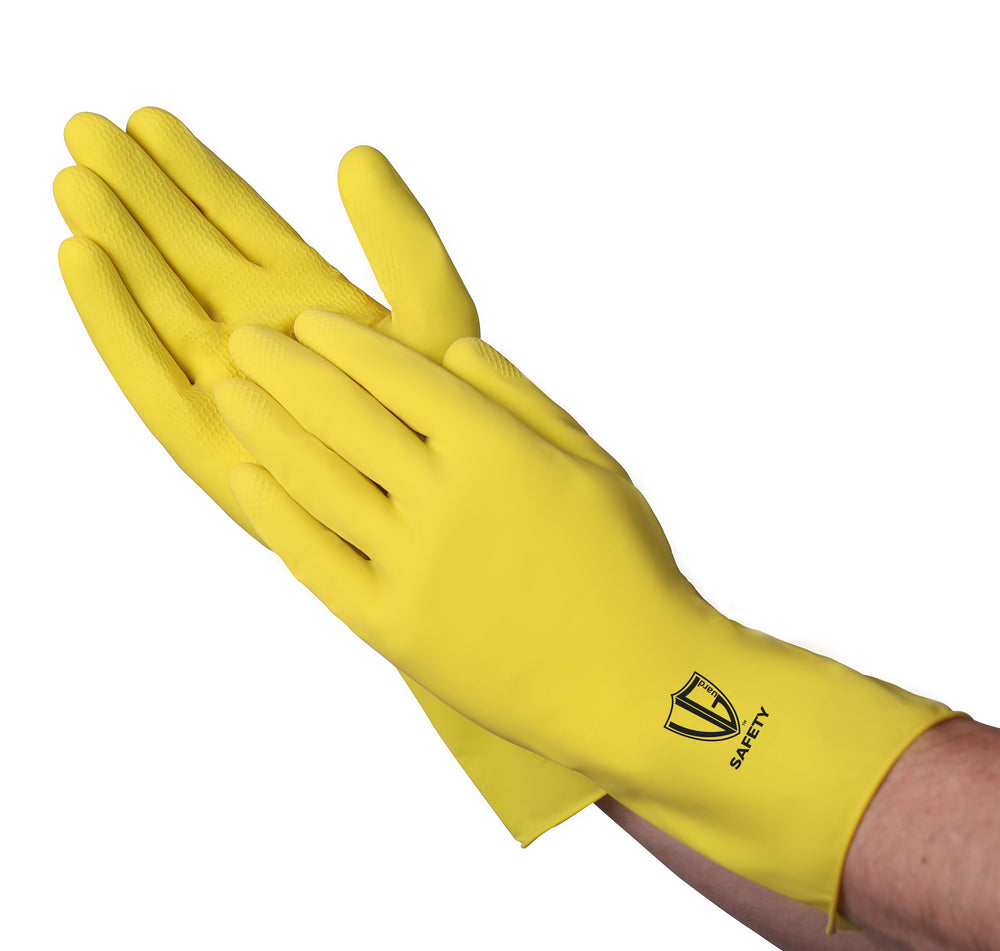 VGuard® 12 mil Yellow Latex Flock Lined Glove
