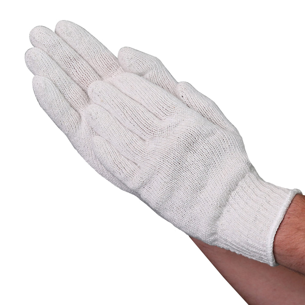 VGuard® Medium Weight Bleached White String Knit Glove